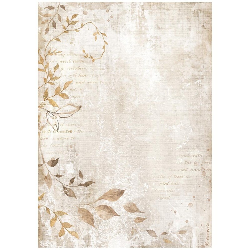 Papier de riz - Paper leaves - A4 - Stamperia