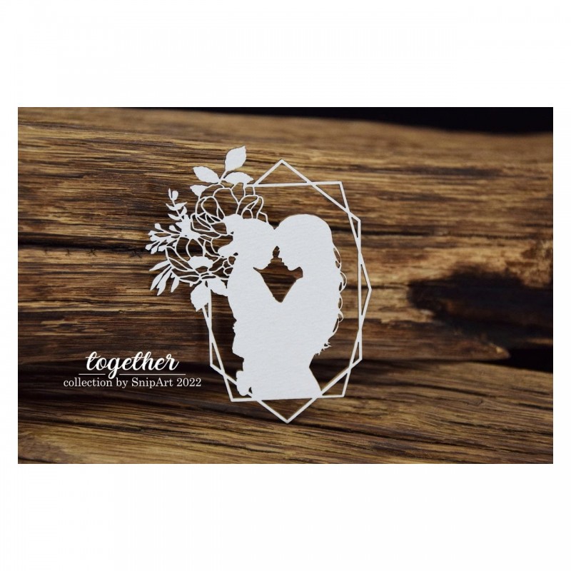 Together – Mama z Synem - Embellissement carton/bois
