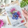 Tampon - Crayon fleuri - Vibrations - Chou and flowers