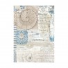 Set de 8 papiers de riz - Silent sea - Backgrounds