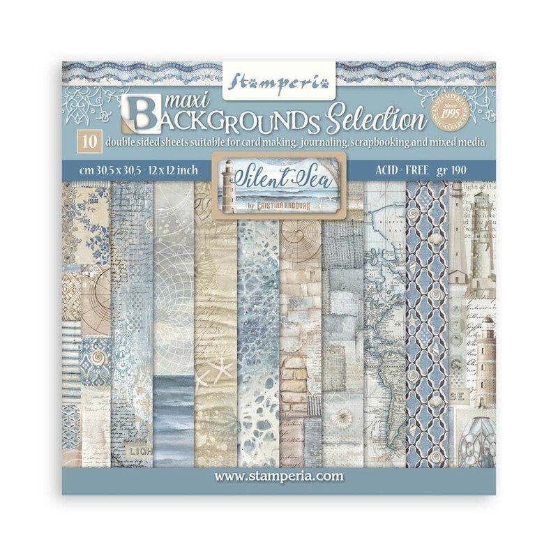 Pack de papiers - Silent sea maxi Backgrounds Selection