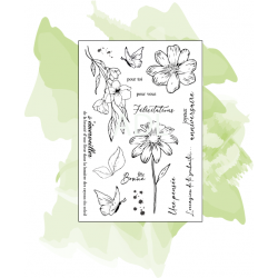 Planche de tampons - Fleurs...