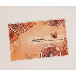 Planche de tampons - Fleurs et sentiments