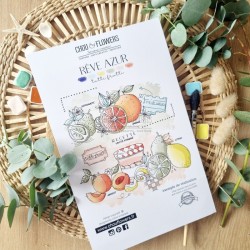 Tampons - Tutti Frutti - Rêve azur - Chou and flowers