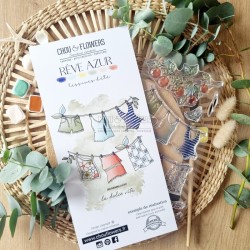 Tampons - Lessives d'été - Rêve azur - Chou and flowers