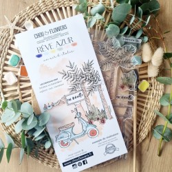 Tampons - Un air d'Italie - Rêve azur - Chou and flowers