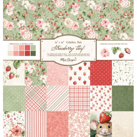 Pack Strawberry thief - 30.5 x 30.5 cm - Maja Design