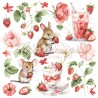 Pack Strawberry thief - 15 x 15 cm - Maja Design