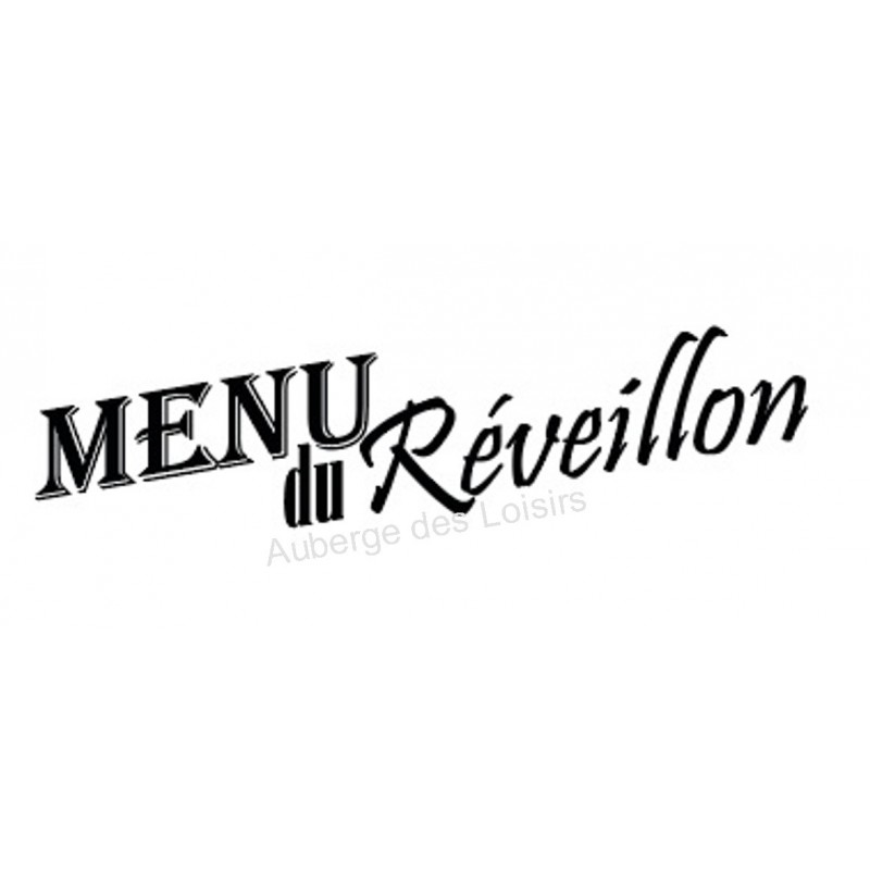 Menu du réveillon