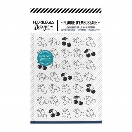 Plaque d'embossage TAPIS DE CERISES Plaque d'embossage TAPIS DE CERISES