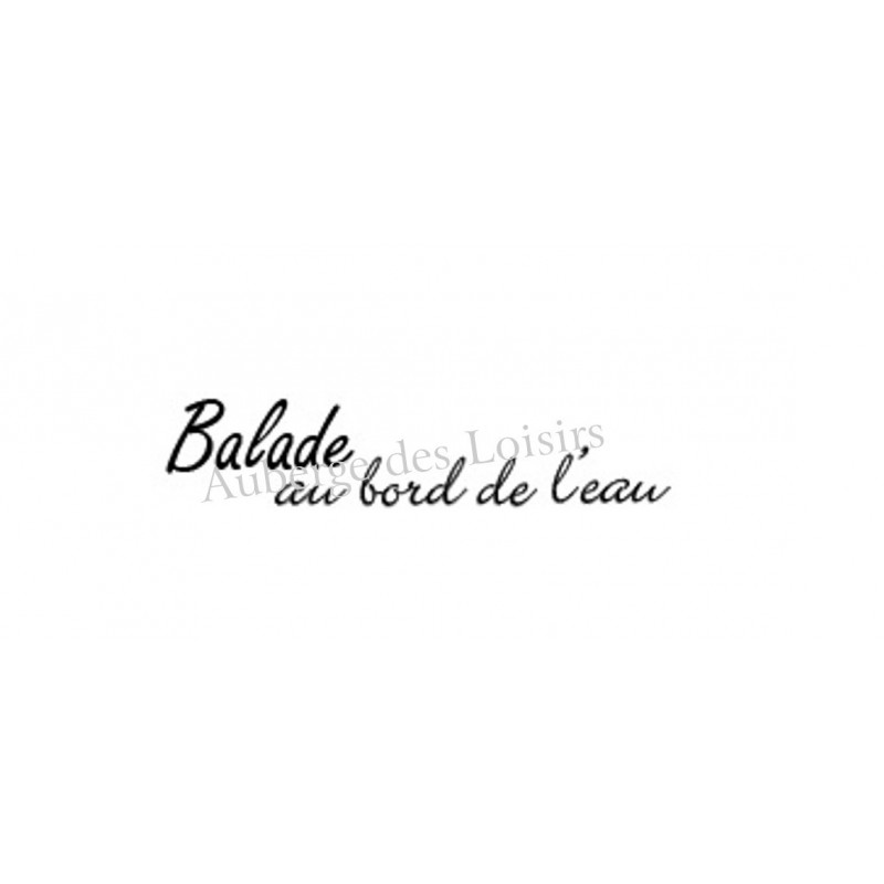 Balade au bord de l'eau