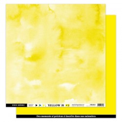 Papier Uni JAUNE SOLEIL