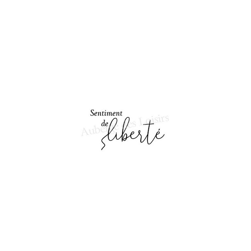 Sentiment de liberté