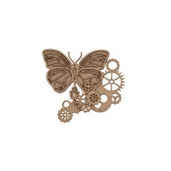 Grand papillon steampunk