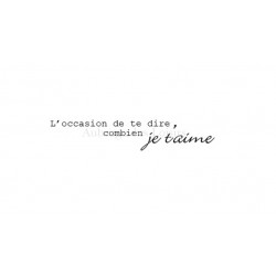 Te dire je t'aime