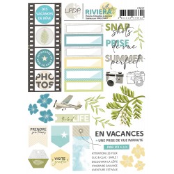 Planche d'étiquettes - Riviera