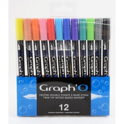 GRAPH'O - Set de 12 couleurs