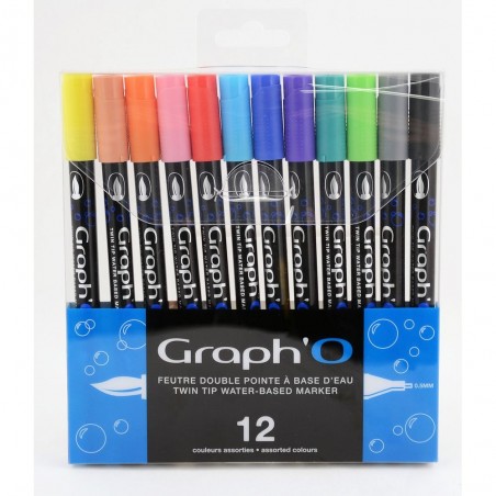 GRAPH'O - Set de 12 couleurs