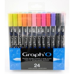 GRAPH'O - Set de 24 couleurs