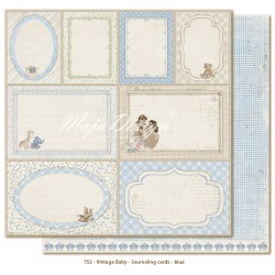 Journaling cards blue -...