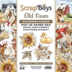Pop up Paper pad - Old farm