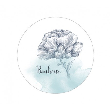 Badge Bonheur - Carpe diem