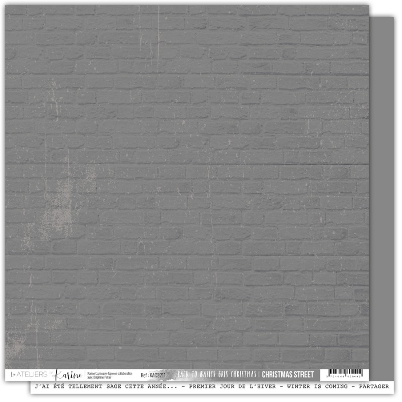 Back to basics Christmas street 11 - Gris