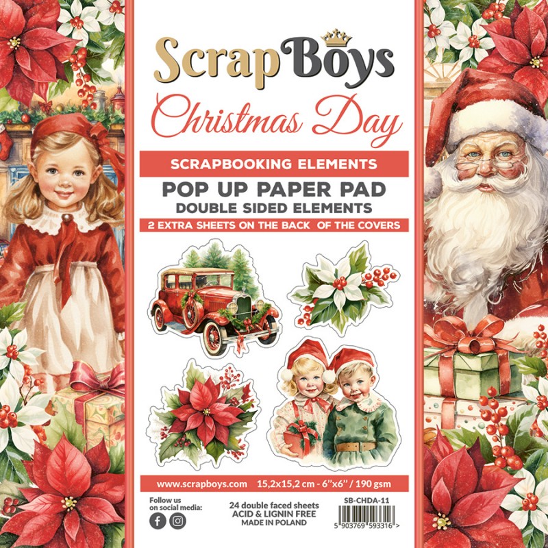 Pop up Paper pad - Christmas day