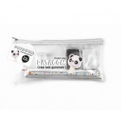 Patagom Trousse transparente - Panda