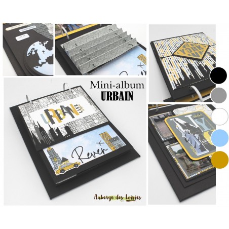 Kit + tuto - Mini-album Urbain