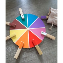 Kit éducatif - La roue des couleurs