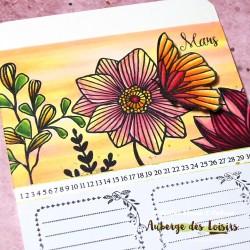 11/05 - Atelier colorisation calendrier mensuel