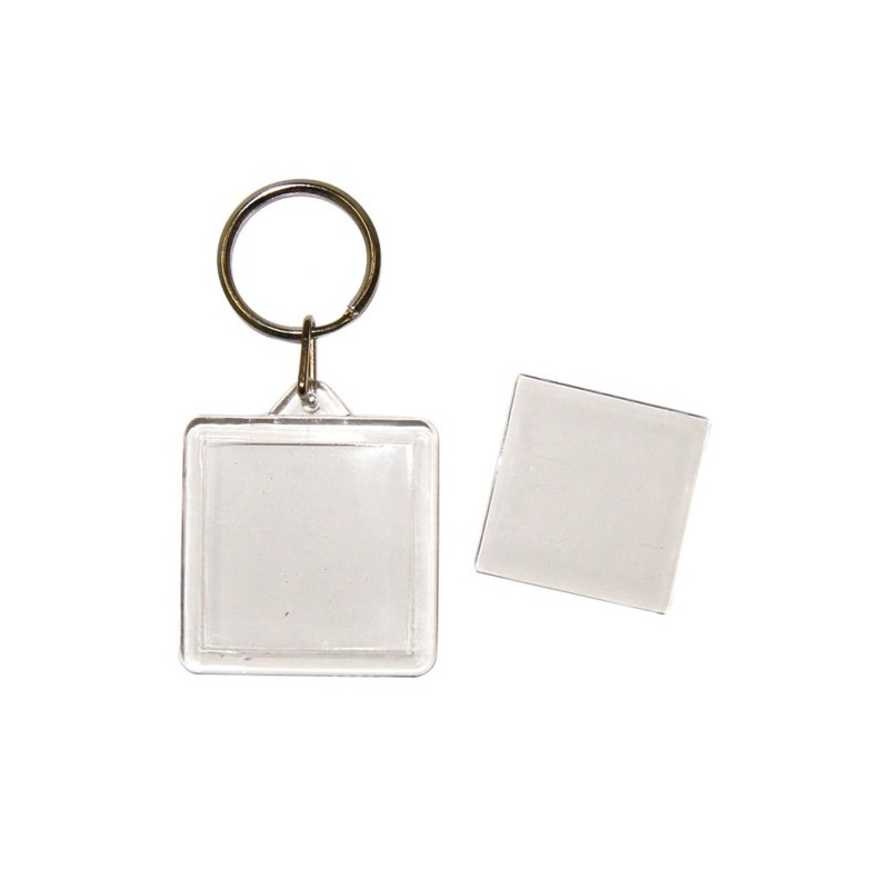 Porte-clef carré