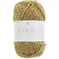 Fil à crocheter - Lamé or - 002 - Ricorumi
