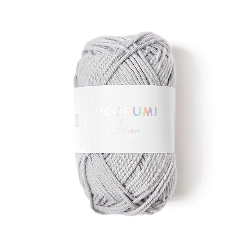 Fil à crocheter - Gris argenté - 058 - Ricorumi