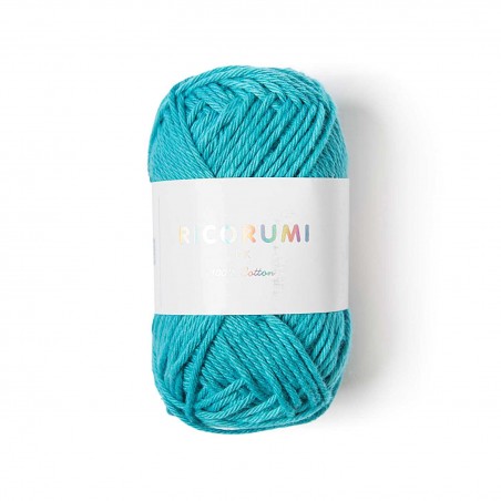 Fil à crocheter - Turquoise - 039 - Ricorumi