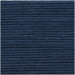 Fil à crocheter - Bleu nuit - 035 - Ricorumi